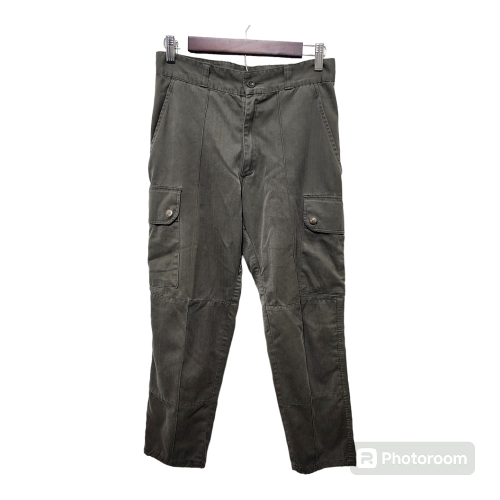 Vintage French Warein Flers 1981 Green Military Pants Size M